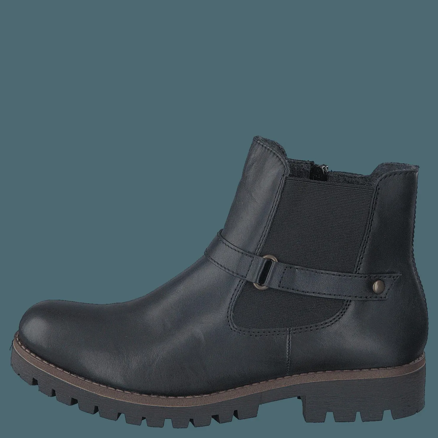 Rieker 78562-00 00 Black Grå Best