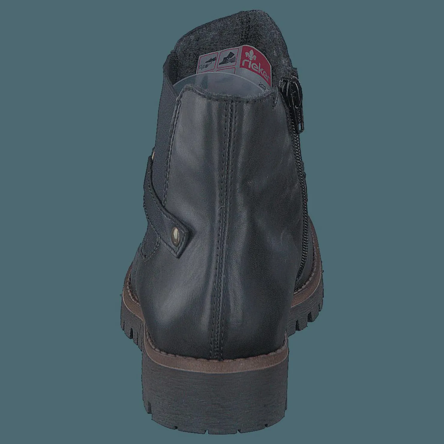 Rieker 78562-00 00 Black Grå Best