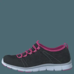 Polecat 435-2311 Comfort Sock Black/Fuchsia Svart Best