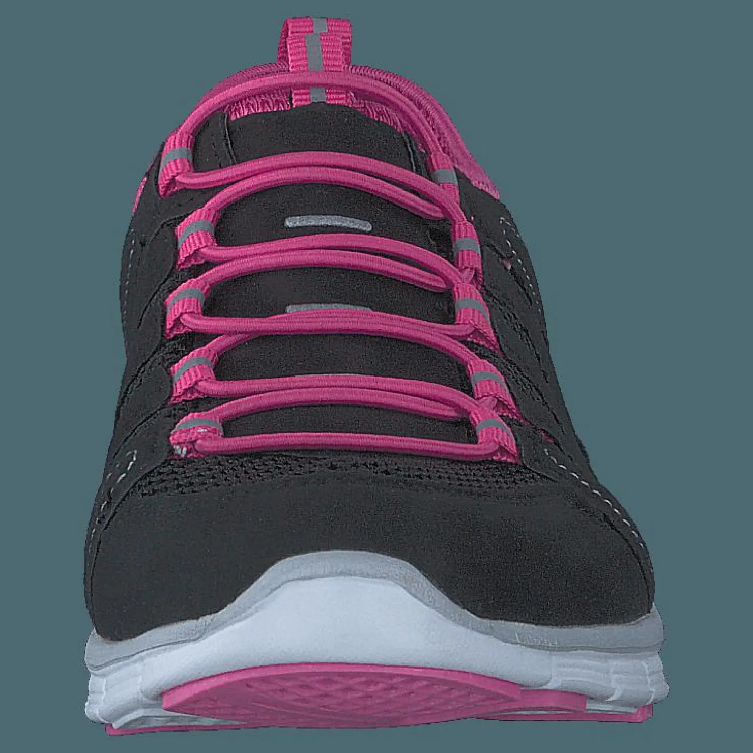 Polecat 435-2311 Comfort Sock Black/Fuchsia Svart Best