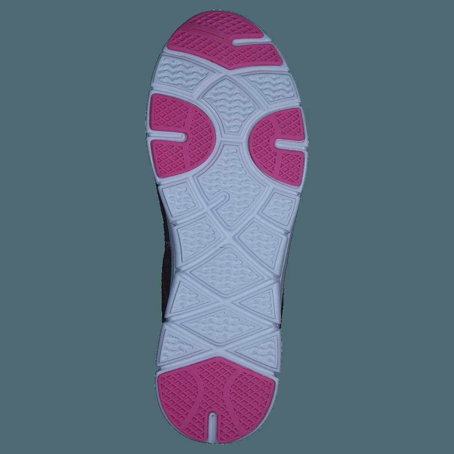 Polecat 435-2311 Comfort Sock Black/Fuchsia Svart Best