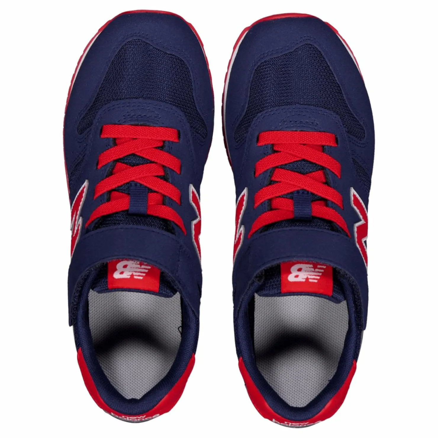New Balance 373 Kids Bungee Lace With Hook Blue Blå