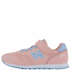 New Balance 373 Kids Bungee Lace With Hook Pink Rosa Clearance