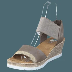 Rieker 61948-90 Light Gold Grå Discount