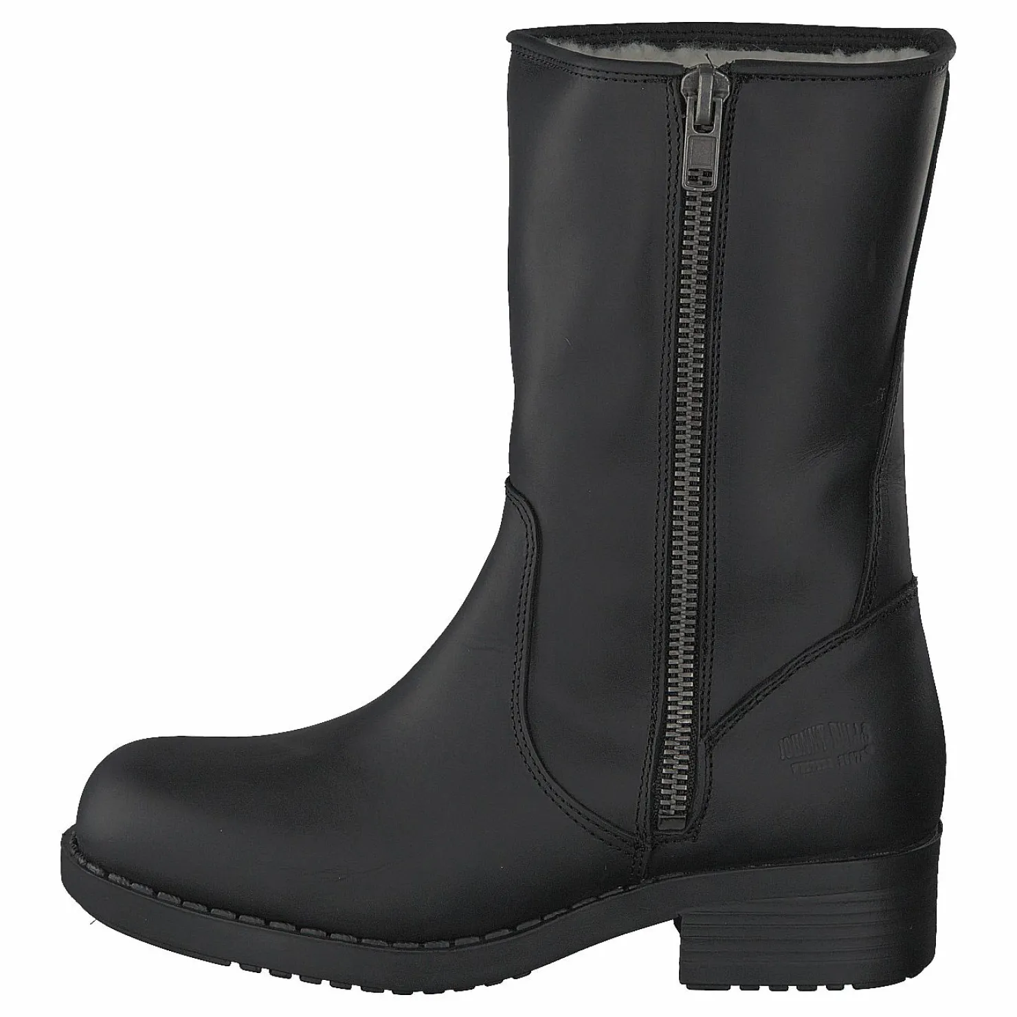 Johnny Bulls 250 Mid Zip Side Black Old Silver Silver och Svart Clearance