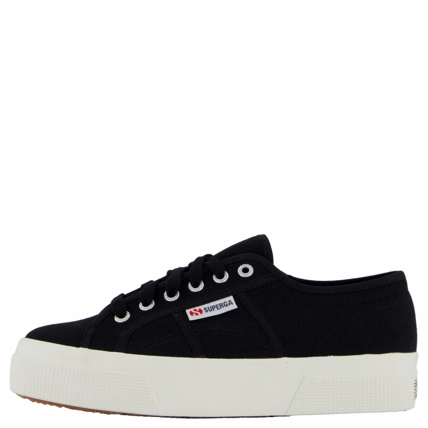 Superga 2740 Platform Adk Black/f Avor Adk Black/f Avorio Svart Clearance