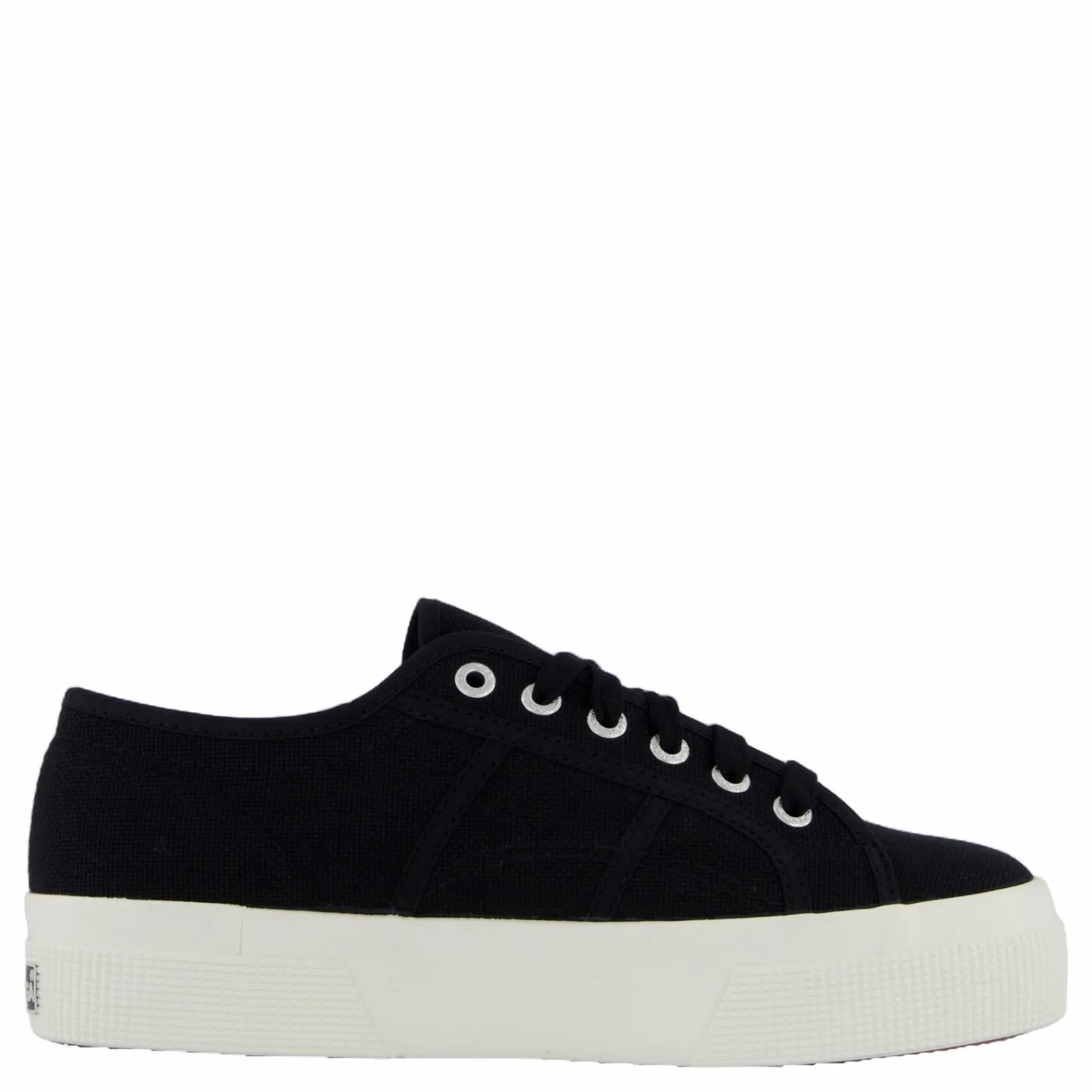 Superga 2740 Platform Adk Black/f Avor Adk Black/f Avorio Svart Clearance