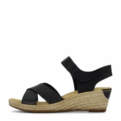 Rieker 62443-00 Schwarz Beige och Svart Best