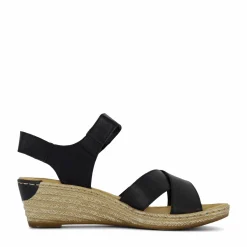 Rieker 62443-00 Schwarz Beige och Svart Best