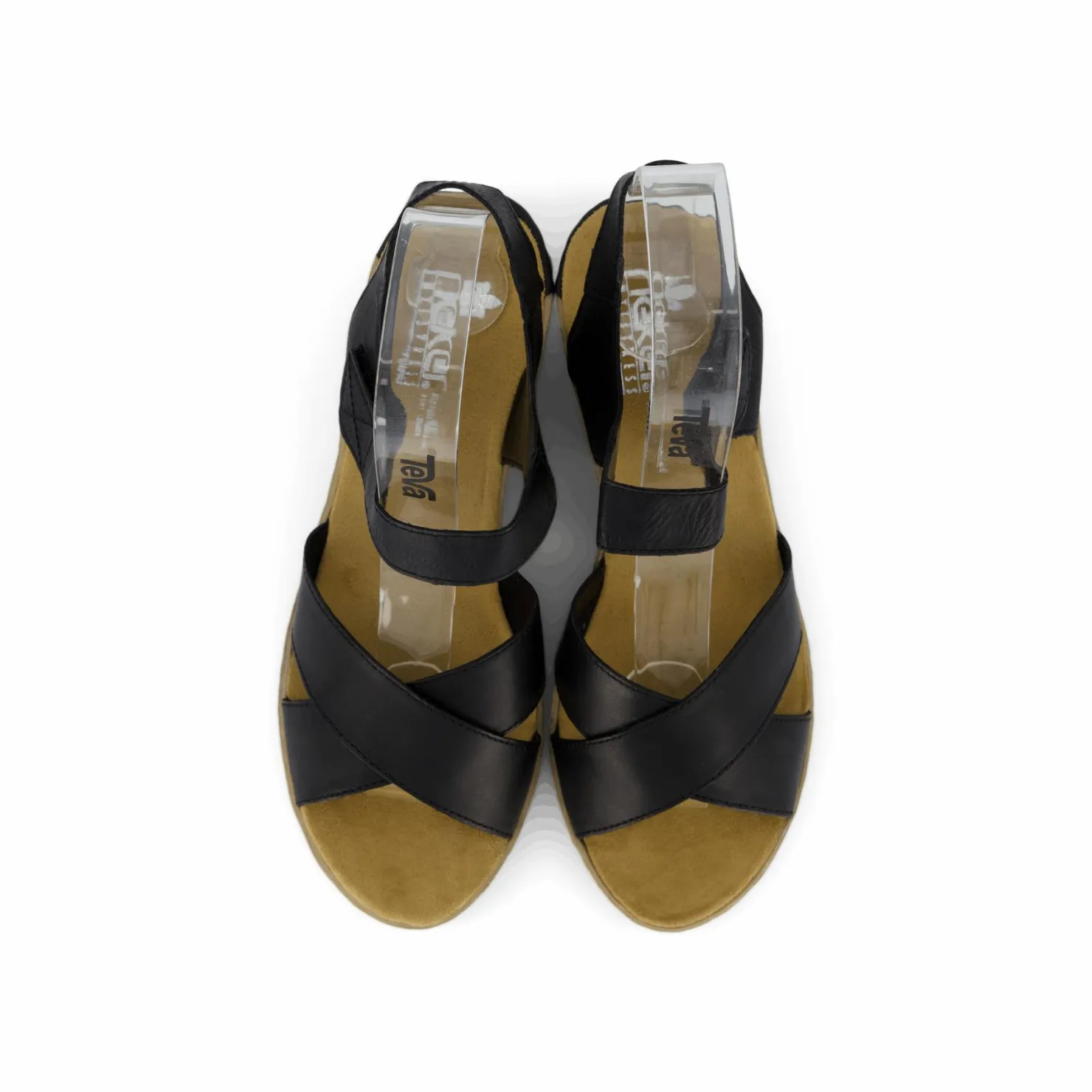 Rieker 62443-00 Schwarz Beige och Svart Best