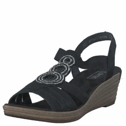 Rieker 62459-00 Schwarz Brun och Svart Clearance