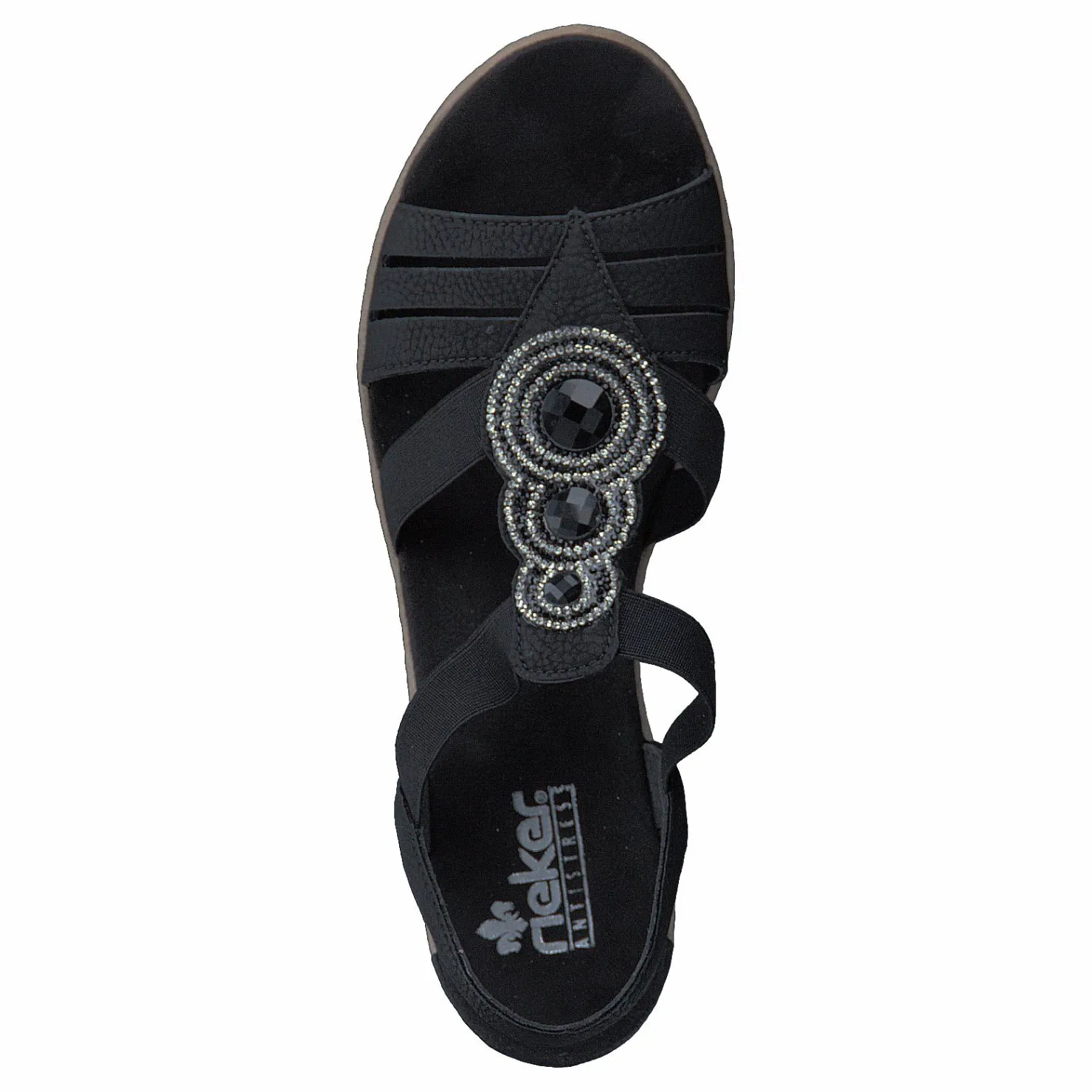 Rieker 62459-00 Schwarz Brun och Svart Clearance