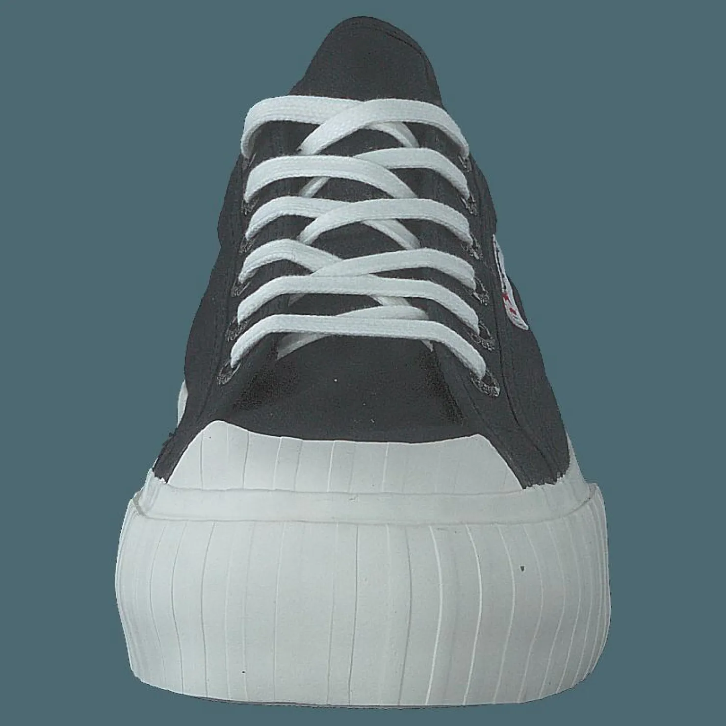 Superga 2631 Stripe Platform Blk-wht Avorio Svart Discount