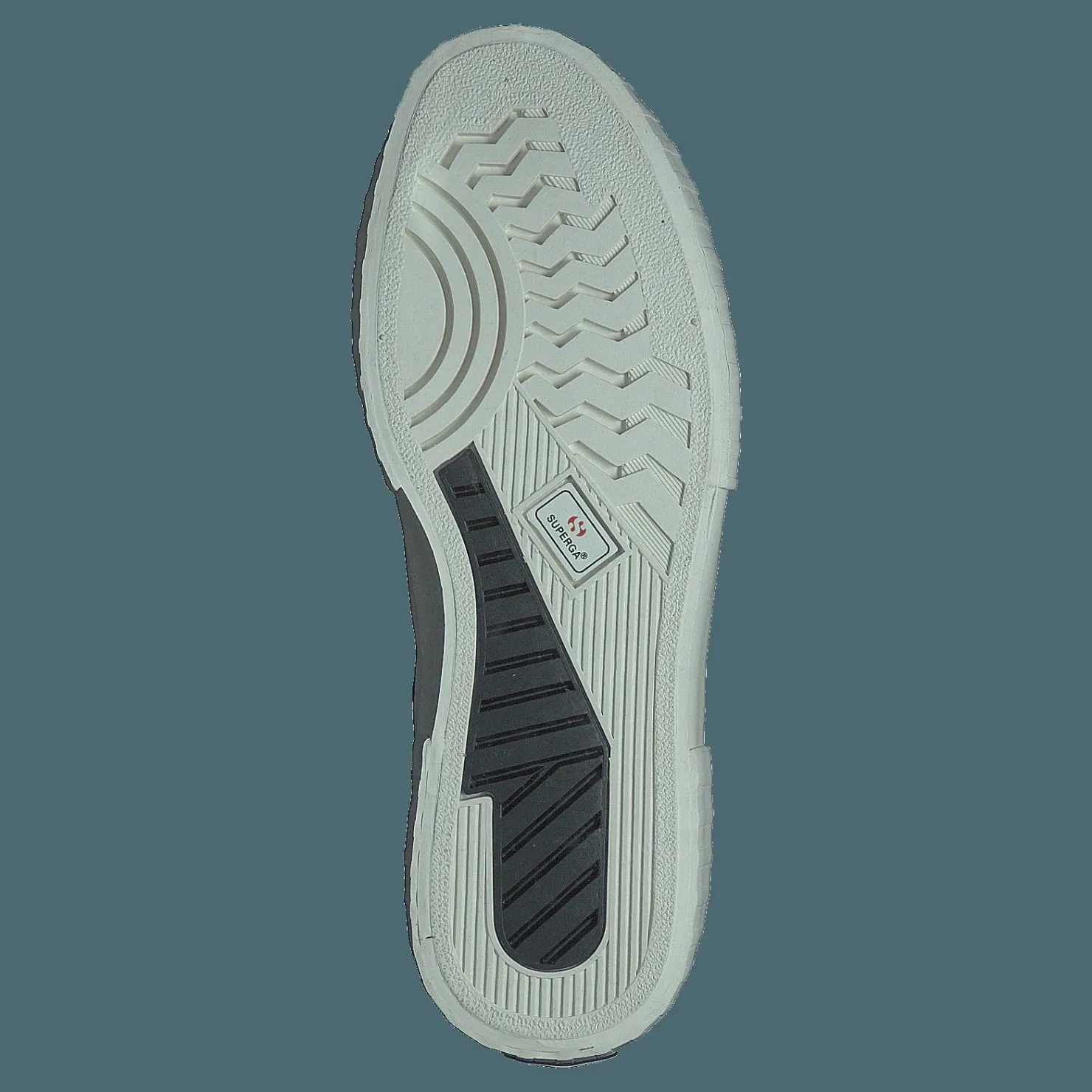 Superga 2631 Stripe Platform Blk-wht Avorio Svart Discount