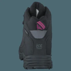 Polecat 430-4401 Waterproof Warm Lined Black/Fuchsia ICE-Tech Studs Svart Best