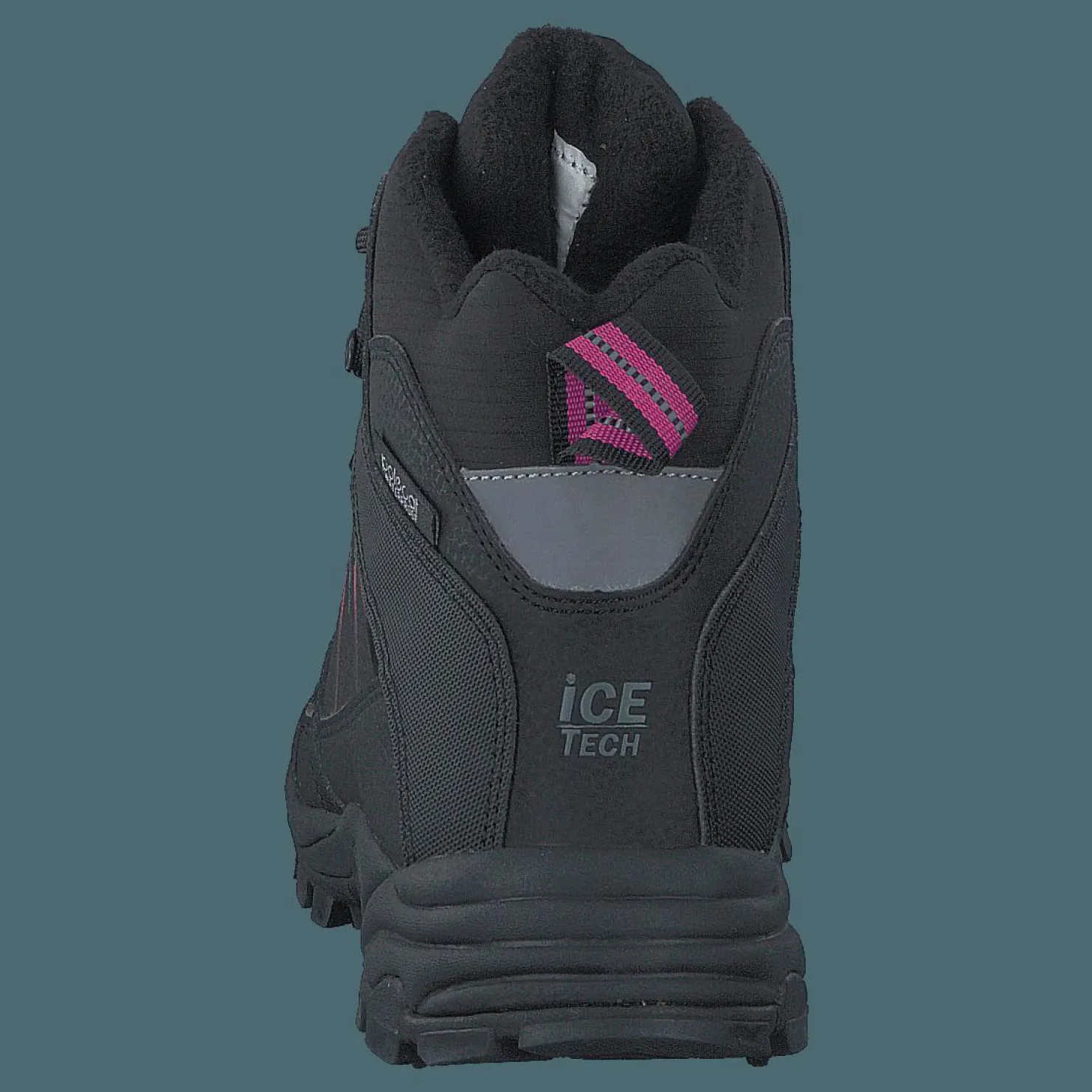 Polecat 430-4401 Waterproof Warm Lined Black/Fuchsia ICE-Tech Studs Svart Best