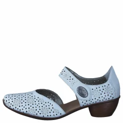Rieker 43711-80 Weiss Blå New