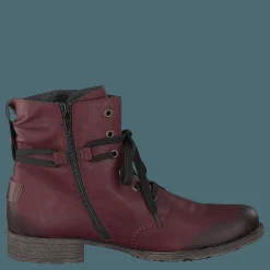 Rieker 70820-36 Wine Lila och Röd Outlet
