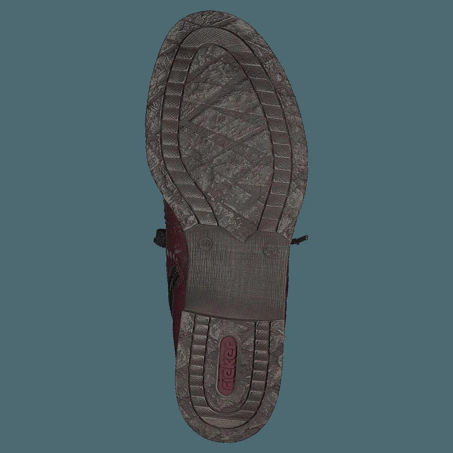 Rieker 70820-36 Wine Lila och Röd Outlet