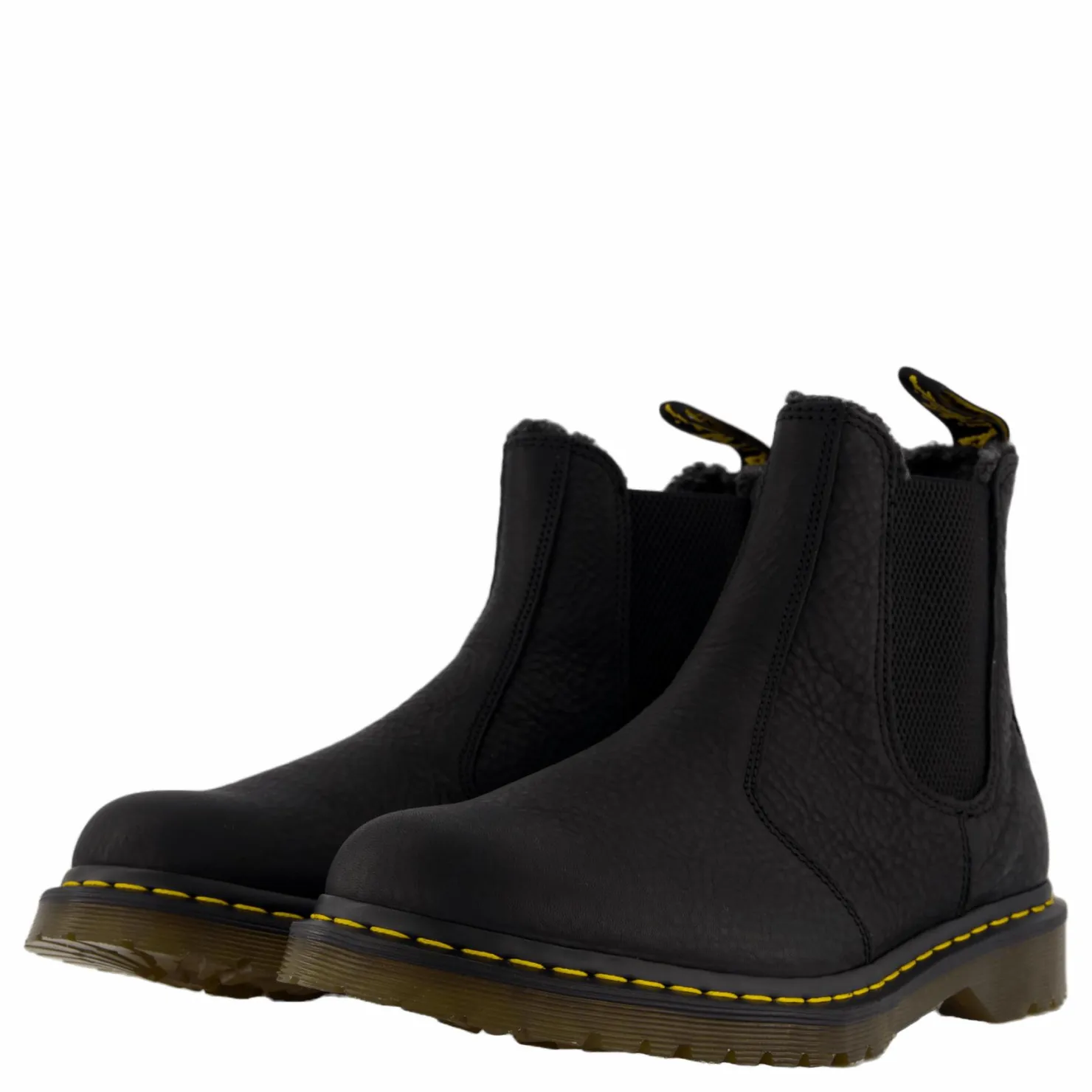 Dr Martens 2976 Wl Black Grizzly Svart Online