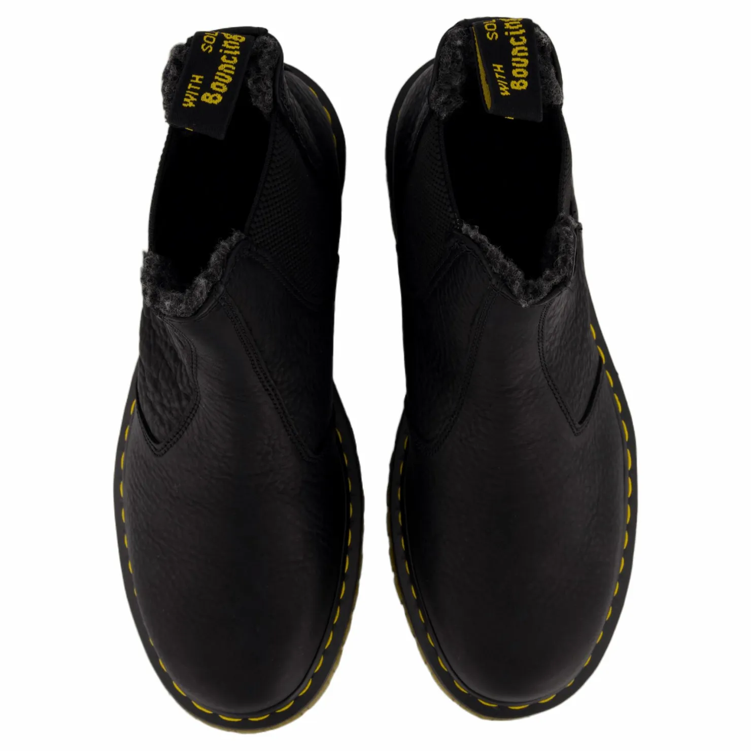 Dr Martens 2976 Wl Black Grizzly Svart Online