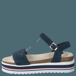 Esprit Abia Plat Sanda Navy Beige och Blå Hot
