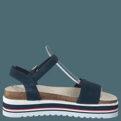 Esprit Abia Plat Sanda Navy Beige och Blå Hot