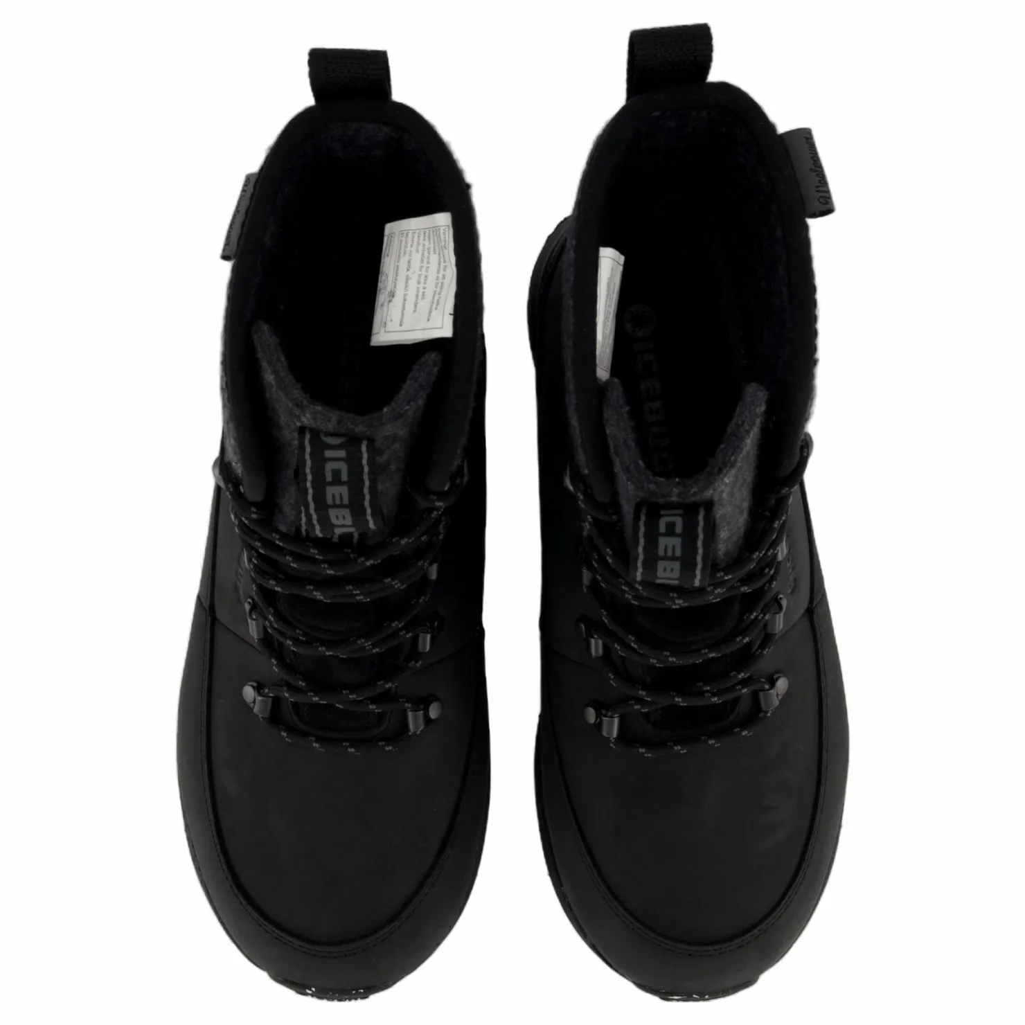 Icebug Adak Rewool W Bugrip Black/grey Svart
