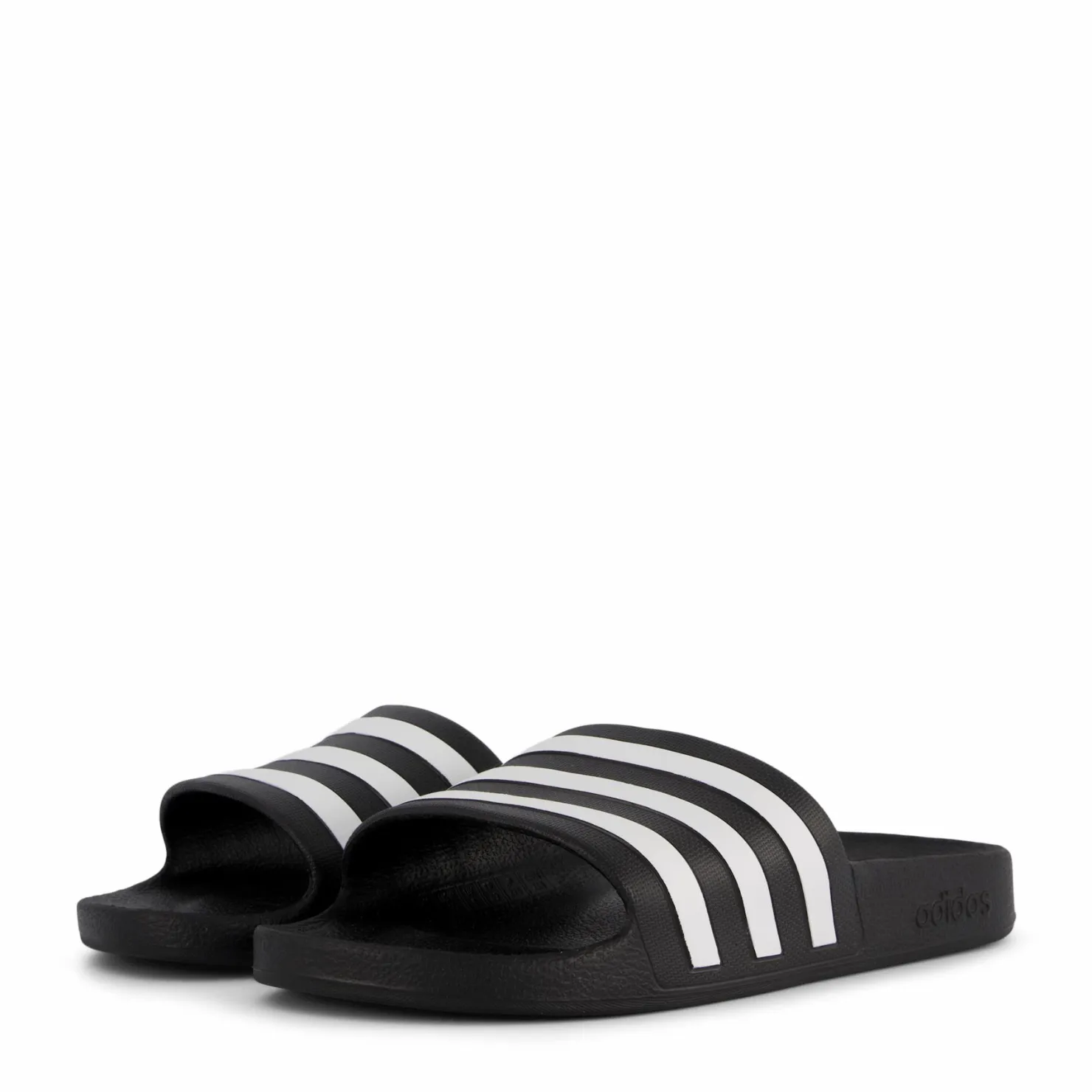 adidas Adilette Aqua Slides Core Black / Cloud White / Core Black Svart Sale