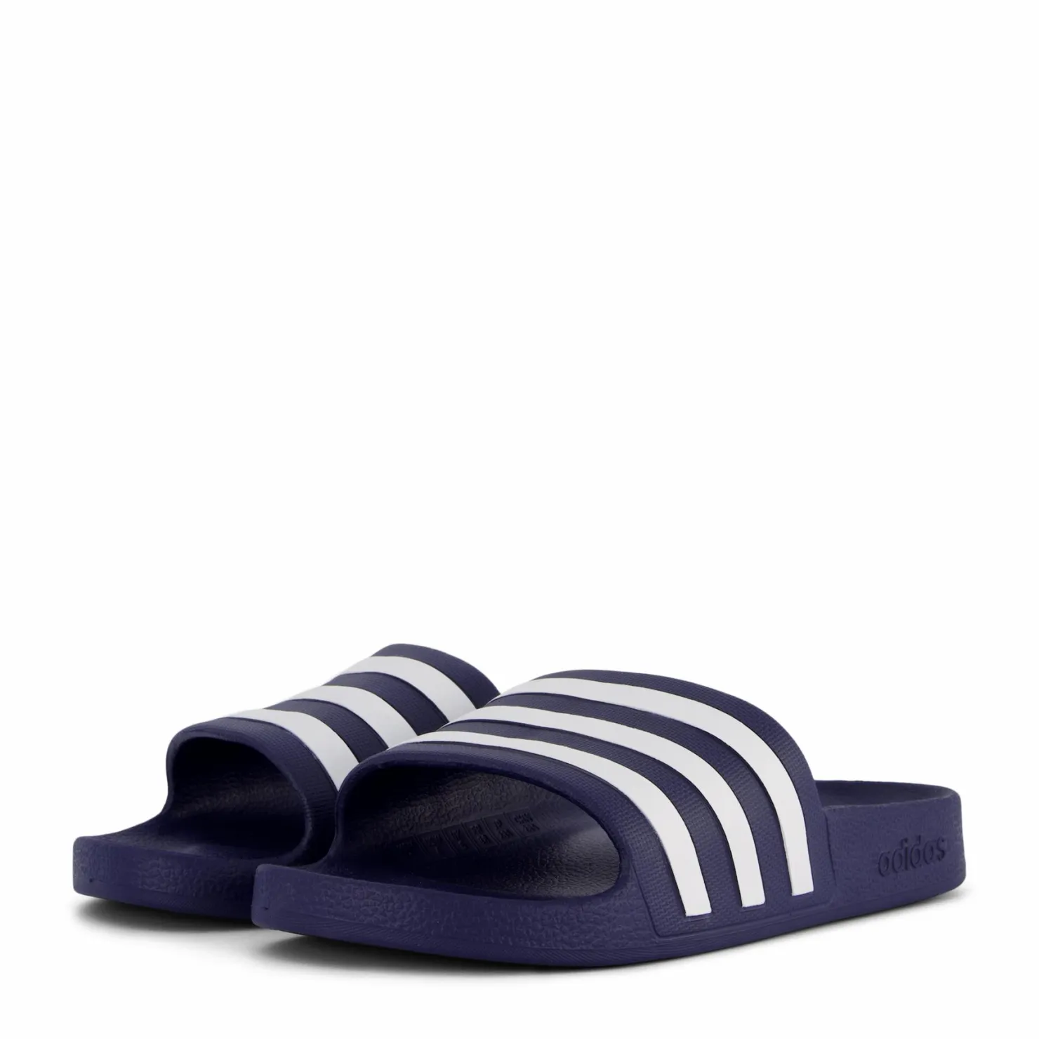 adidas Adilette Aqua Slides Dark Blue / Cloud White / Dark Blue Blå Discount