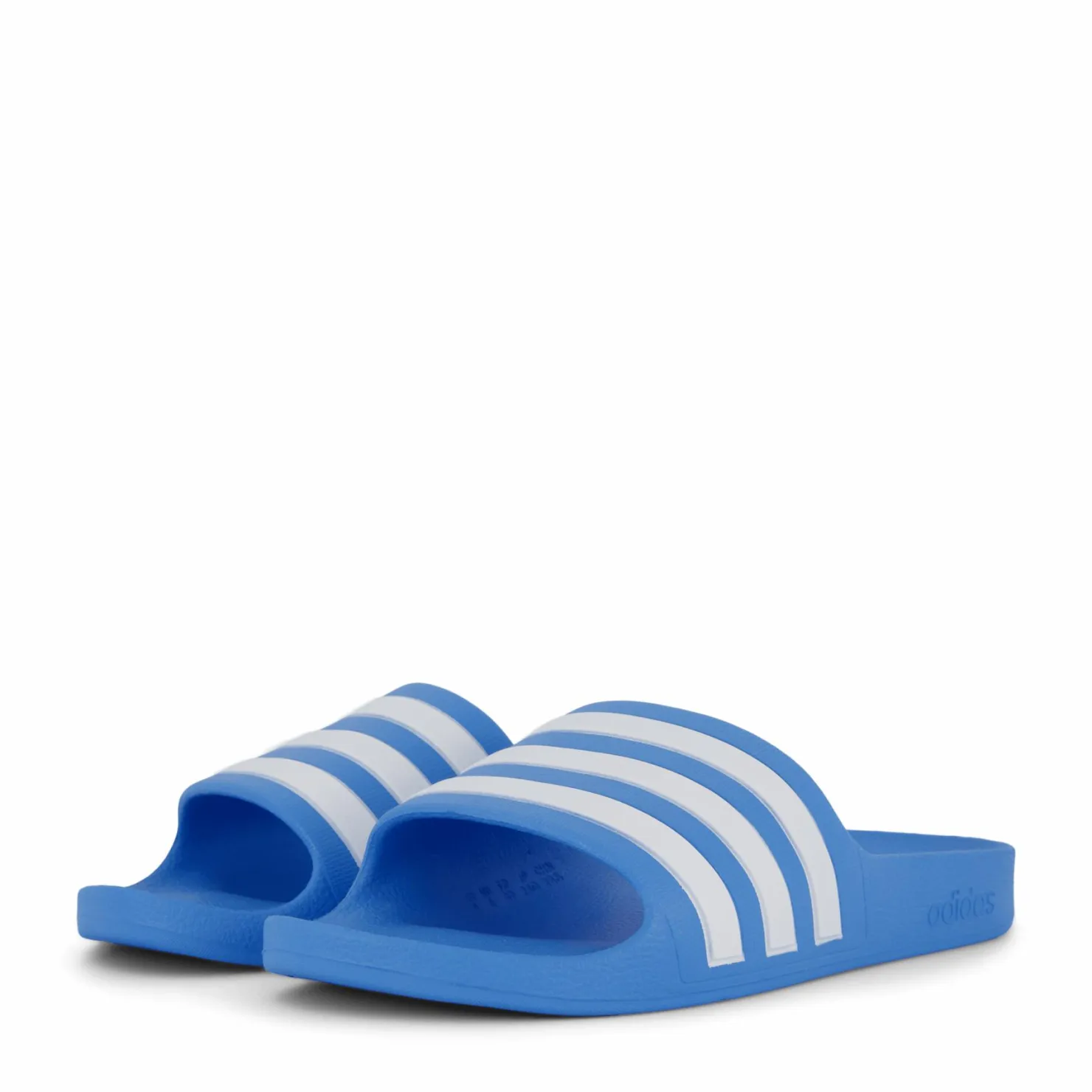 adidas Adilette Aqua Slides Kids Blue Burst / Cloud White / Blue Burst Blå