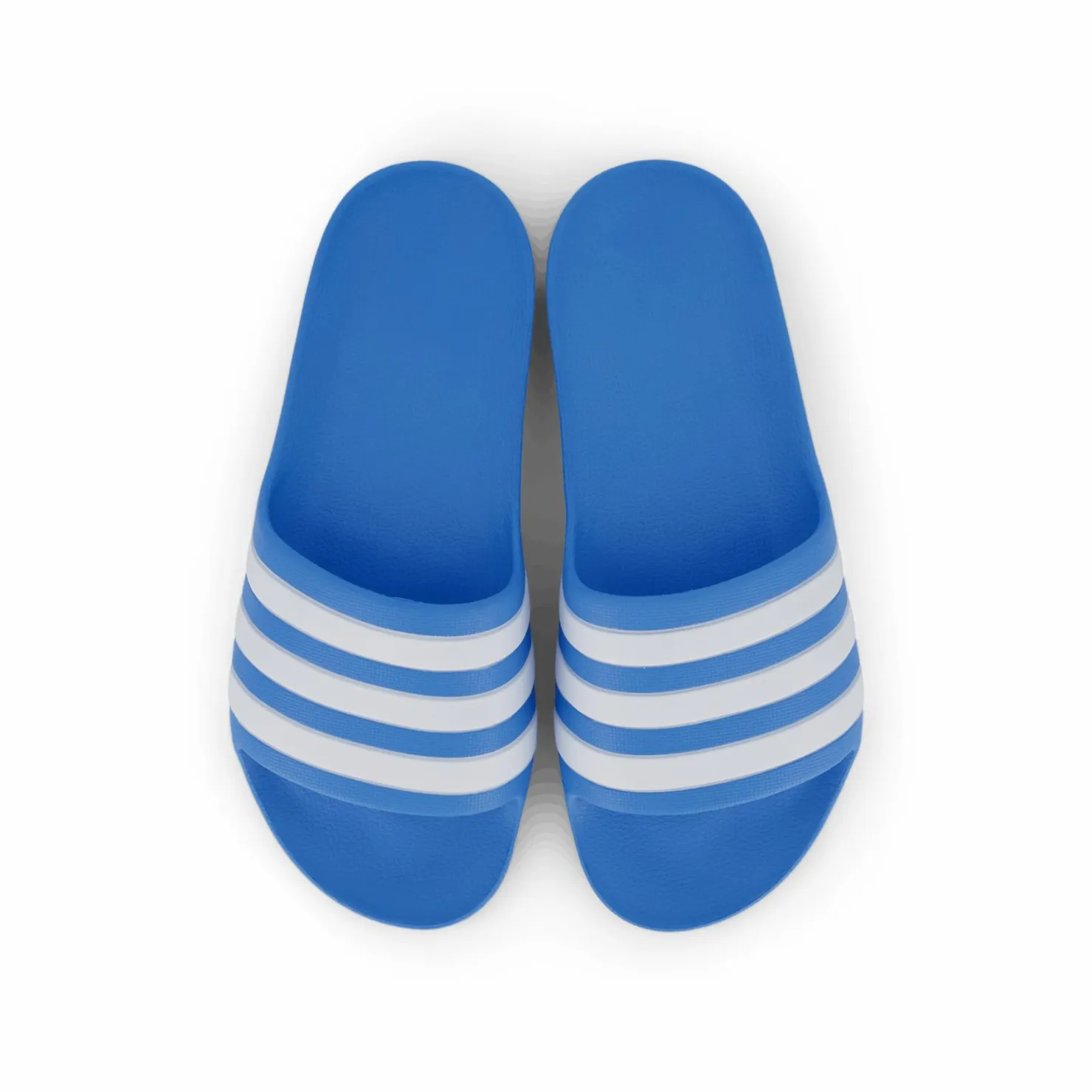 adidas Adilette Aqua Slides Kids Blue Burst / Cloud White / Blue Burst Blå