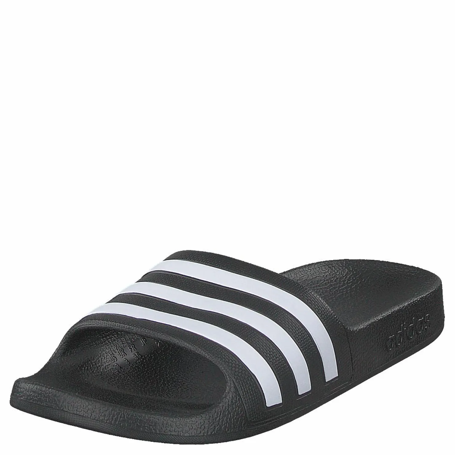 adidas Adilette Aqua Slides Kids Core Black / Cloud White / Core Black Grå Discount