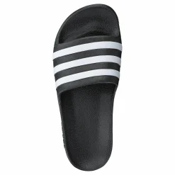adidas Adilette Aqua Slides Kids Core Black / Cloud White / Core Black Grå Discount