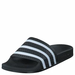 adidas Originals Adilette Black 1/White/Black 1 Svart New