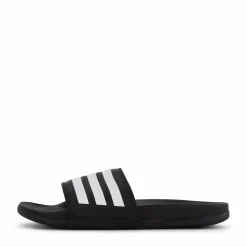 adidas Adilette Comfort Slides Core Black / Cloud White / Core Black Grå Outlet