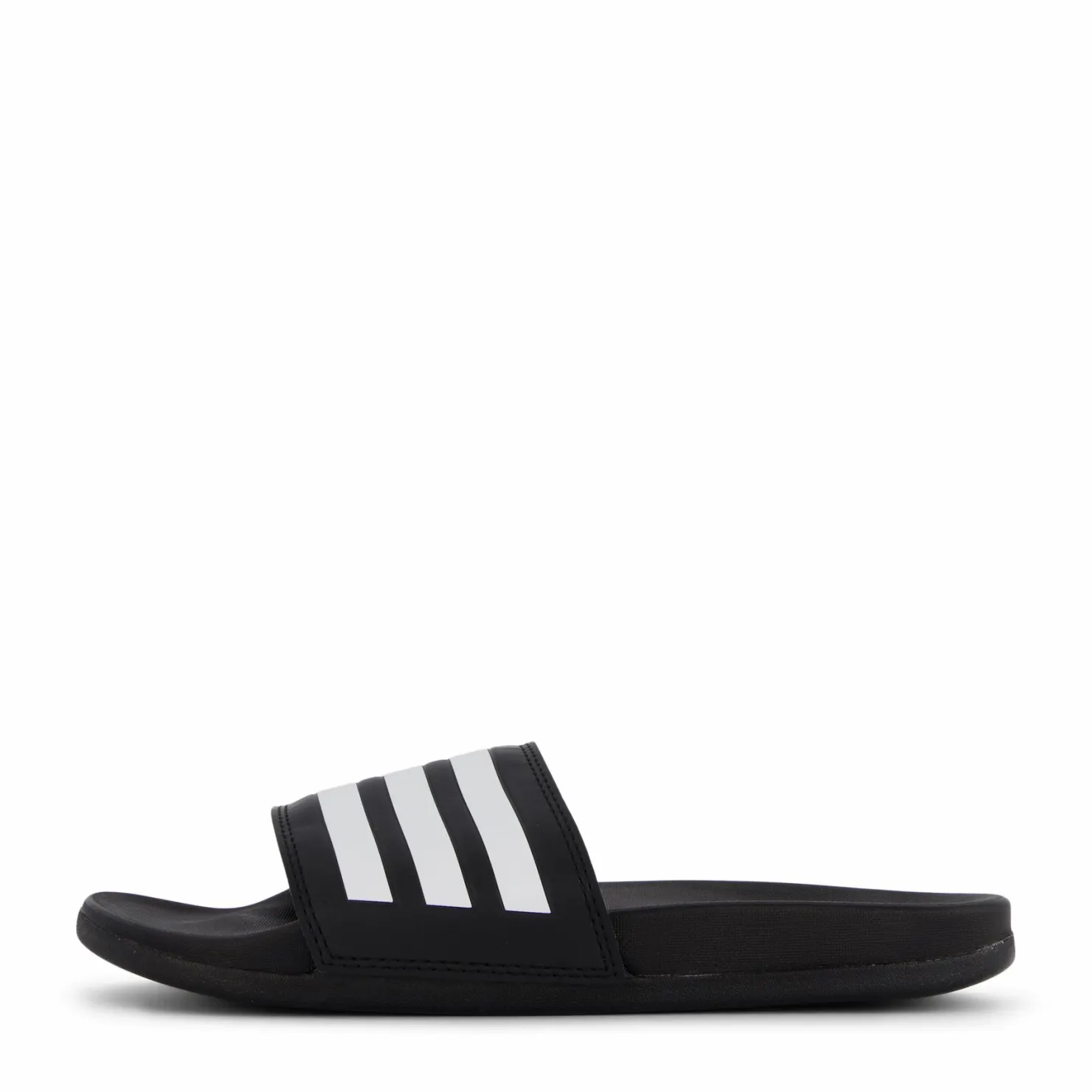 adidas Adilette Comfort Slides Core Black / Cloud White / Core Black Grå Outlet