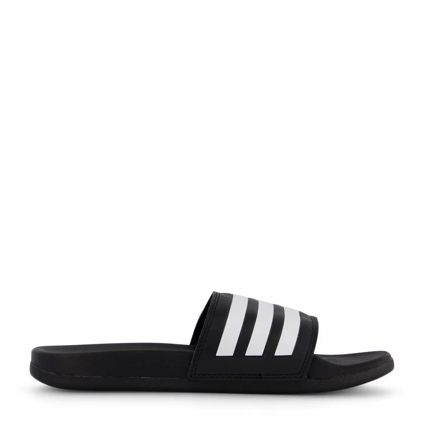 adidas Adilette Comfort Slides Core Black / Cloud White / Core Black Grå Outlet