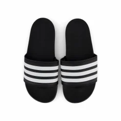 adidas Adilette Comfort Slides Core Black / Cloud White / Core Black Grå Outlet