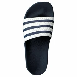 adidas Originals Adilette Slides Adiblue/White/Adiblue Blå Outlet