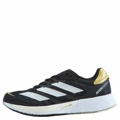 adidas Adizero Adios 6 Shoes Core Black / Cloud White / Wonder White Svart Clearance