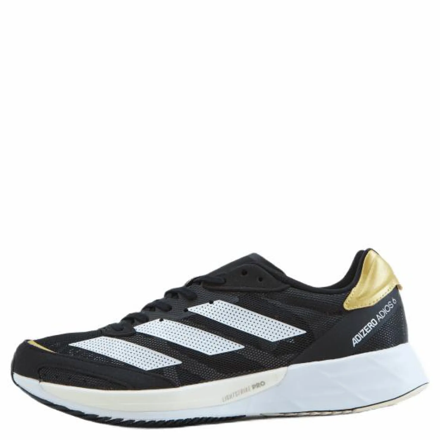 adidas Adizero Adios 6 Shoes Core Black / Cloud White / Wonder White Svart Clearance