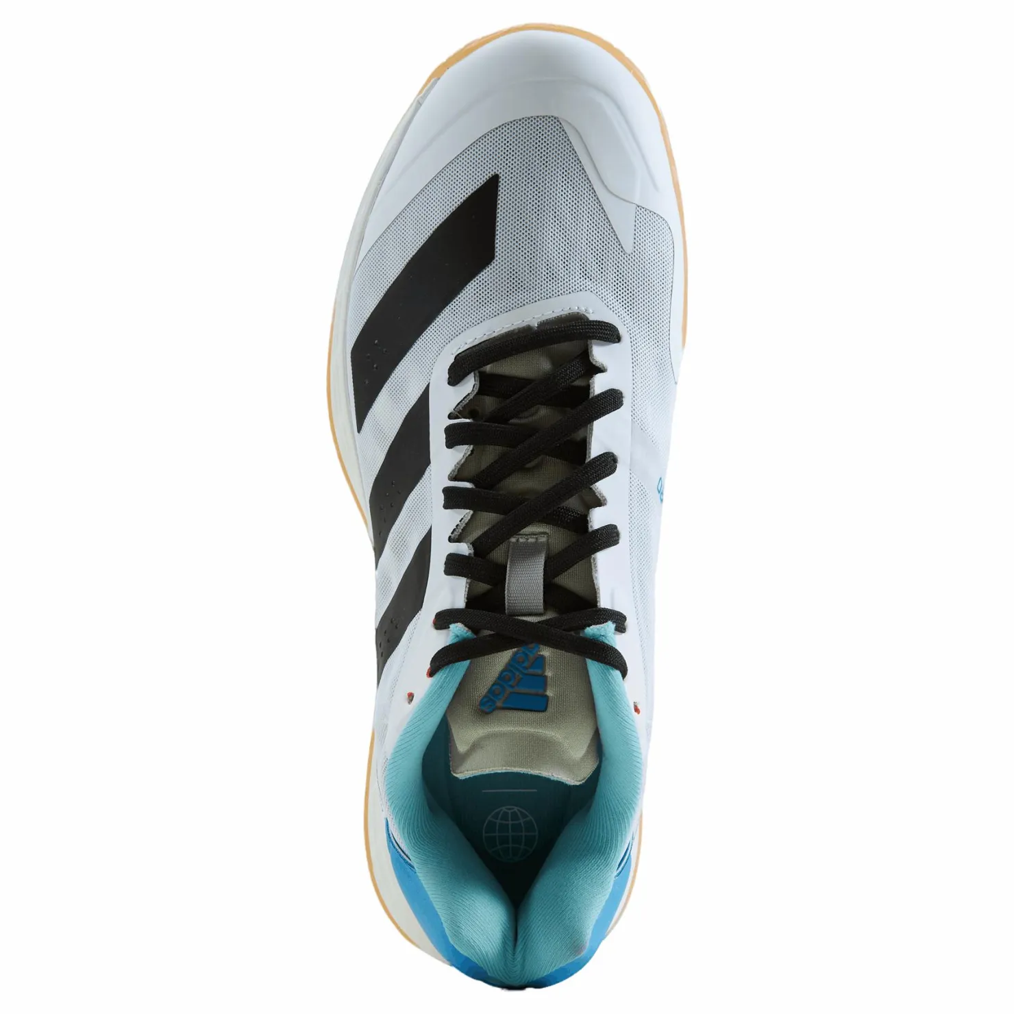 adidas Adizero Fastcourt 1.5 Handball Shoes Cloud White / Core Black / Beam Orange Vit Best