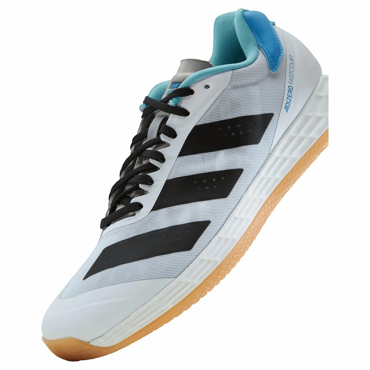 adidas Adizero Fastcourt 1.5 Handball Shoes Cloud White / Core Black / Beam Orange Vit Best