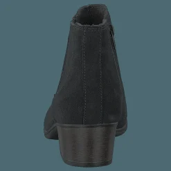 Clarks Adreena Flora Black Suede Svart Outlet