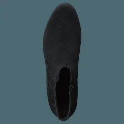 Clarks Adreena Flora Black Suede Svart Outlet