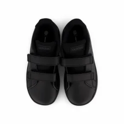 adidas Advantage Lifestyle Court Two Hook-and-Loop Shoes Core Black / Core Black / Grey Six Svart Sale
