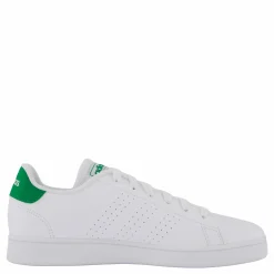 adidas Advantage Lifestyle Court Lace Shoes Cloud White / Green / Core Black Vit Hot