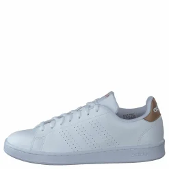 adidas Advantage Shoes Cloud White / Cloud White / Copper Metallic Vit New