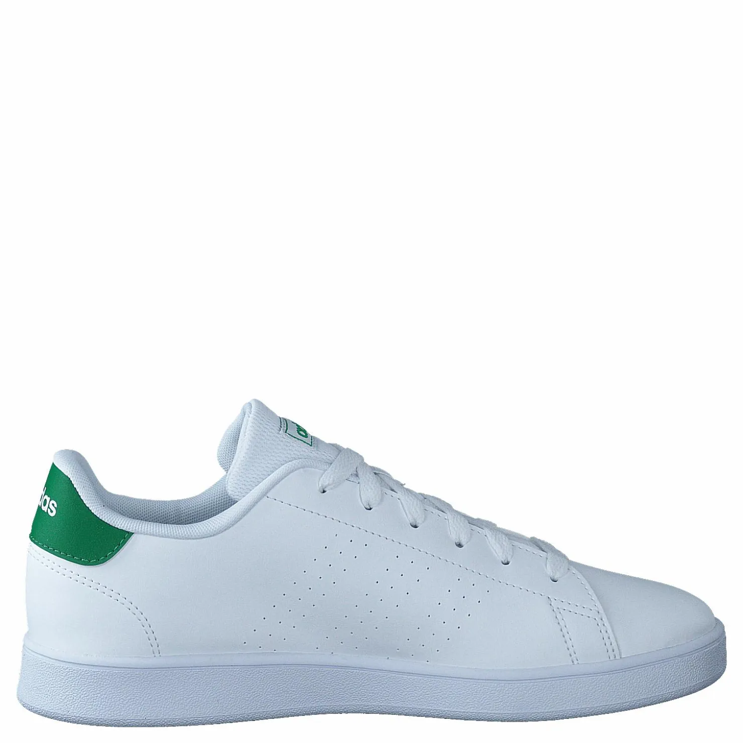 adidas Advantage Shoes Cloud White / Green / Grey Two Vit Online